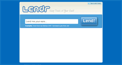 Desktop Screenshot of lendr.com